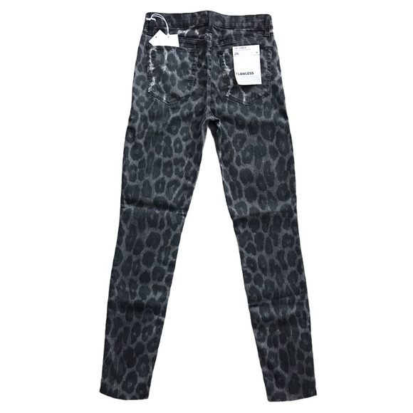 Joe's The Charlie Grey Leopard High Rise Ankle 25 - Picture 4 of 5